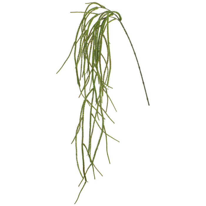 59" Outdoor UV-Resistant Artificial Hanging Clubmoss Stem -Green/Brown (Pack of 12) - PSC749-GR/BR