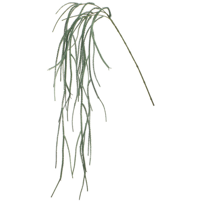 59" Outdoor UV-Resistant Artificial Hanging Clubmoss Stem -Green/Gray (Pack of 12) - PSC749-GR/GY