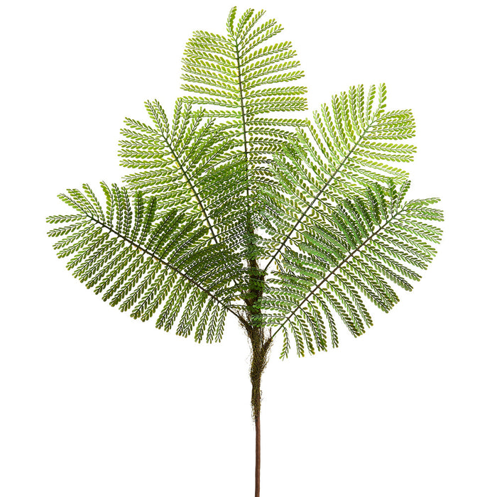 44" Artificial Delonix Regia Leaf Stem -Green (pack of 8) - PSD031-GR