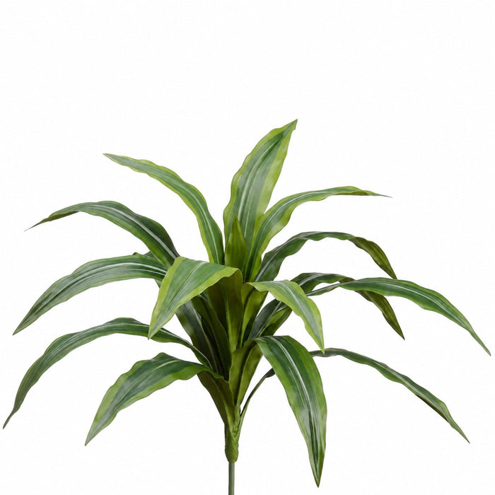 22" Silk Dracaena Leaf Plant -Green/Gray (Pack of 6) - PSD101-GR/GY