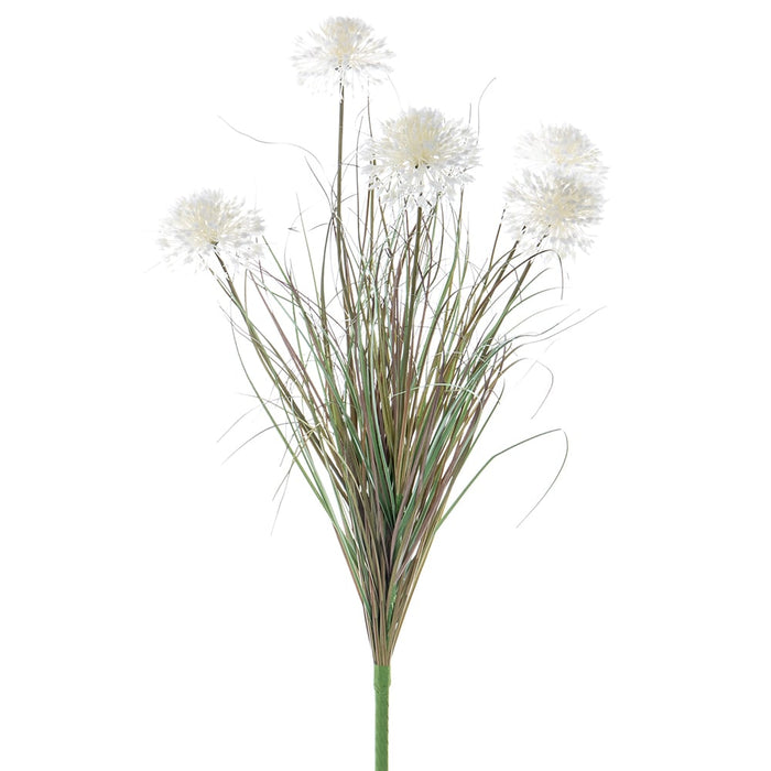 27.5" Dandelion Grass Artificial Plant -Beige/Green (Pack of 6) - PSD233-BE/GR
