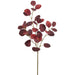 28.5" Eucalyptus Leaf Silk Stem -Burgundy (Pack of 12) - PSE022-BU
