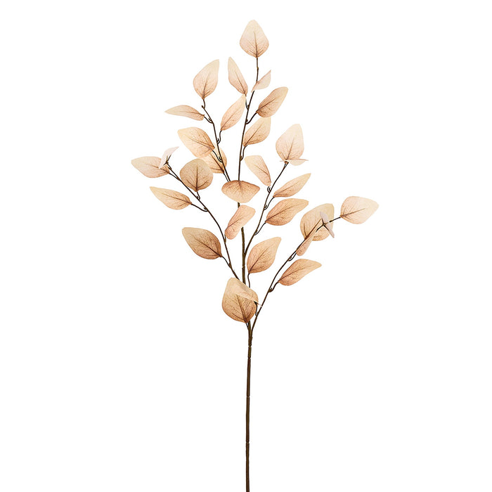 36" Eucalyptus Leaf Silk Stem -Beige (Pack of 12) - PSE024-BE