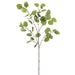 36" Silk Eucalyptus Leaf Stem -Green/Gray (pack of 12) - PSE034-GR