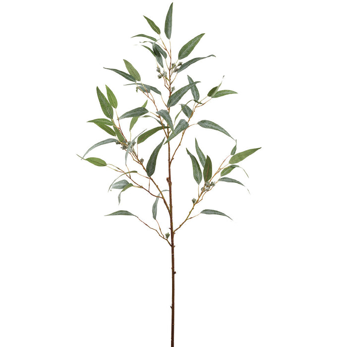47.6" Eucalyptus Leaf Silk Stem -Green (pack of 12) - PSE144-GR