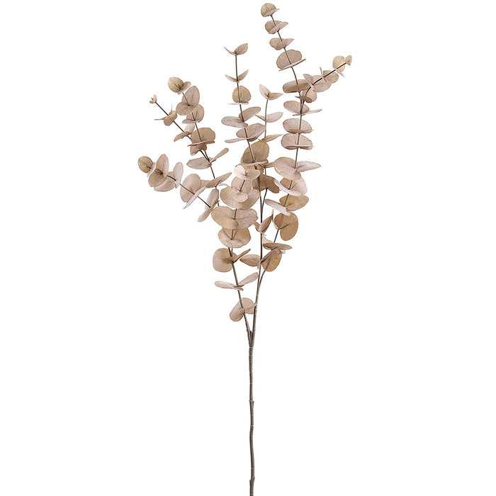 40" Eucalyptus Leaf Silk Stem -Beige (Pack of 12) - PSE184-BE