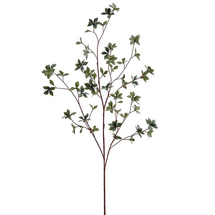 54" Enkianthus Leaf Silk Stem -Green/Gray (Pack of 6) - PSE214-GR/GY