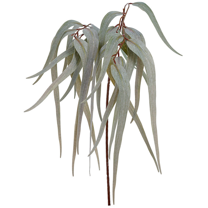 42" Eucalyptus Leaf Silk Stem -Gray/Green (Pack of 12) - PSE278-GY/GR