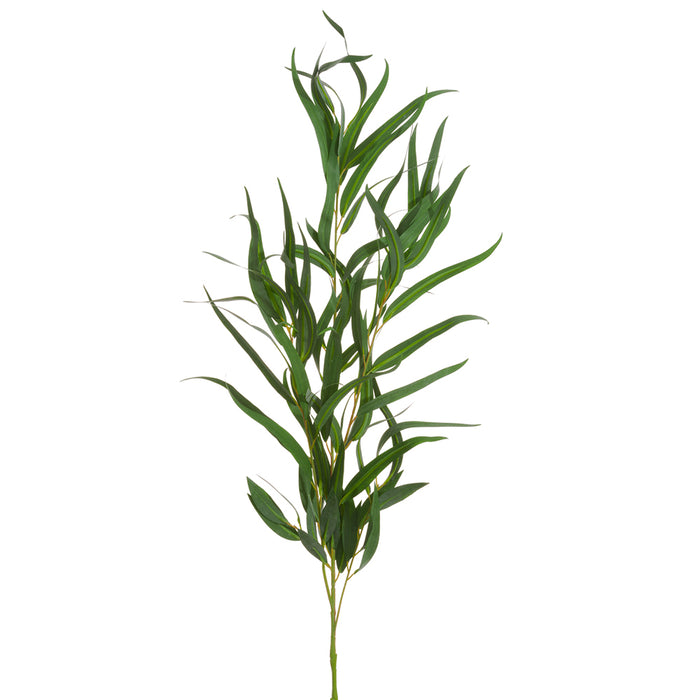 39" Silk Eucalyptus Leaf Stem -Green/Gray (pack of 6) - PSE373-GR/GY
