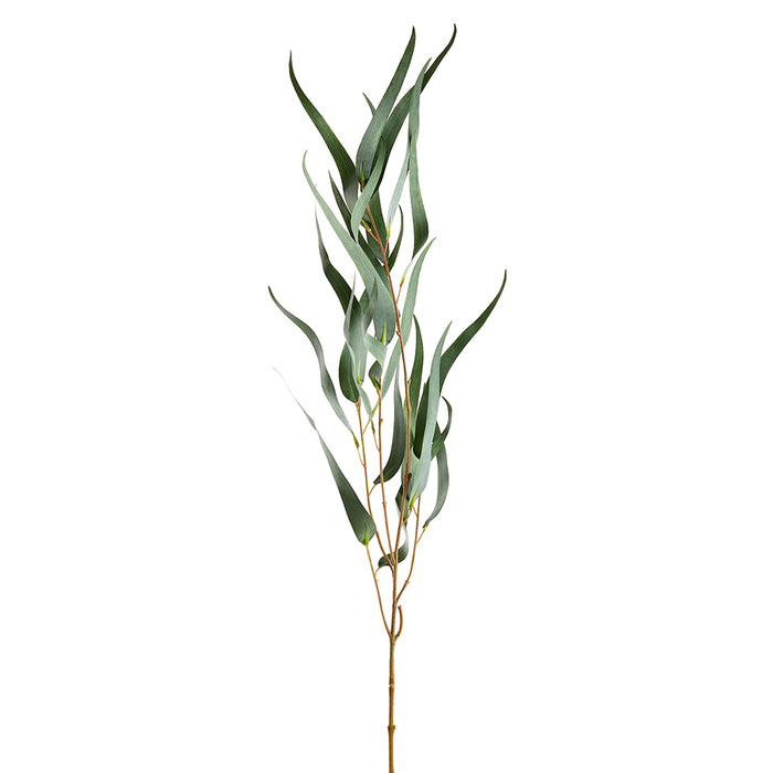 44" Silk Eucalyptus Leaf Stem -Green/Gray (pack of 12) - PSE383-GR/GY