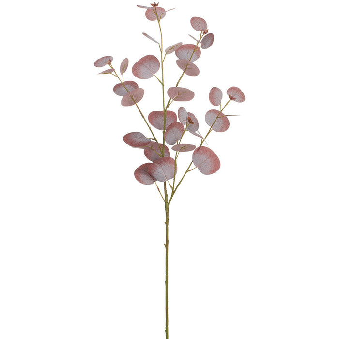 31" Eucalyptus Leaf Silk Stem -Burgundy (pack of 12) - PSE408-BU