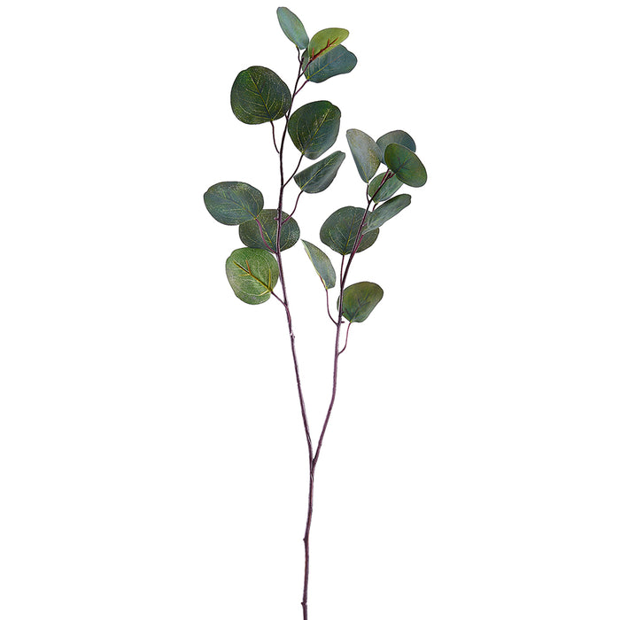 31.5" Eucalyptus Leaf Silk Stem -Green (pack of 12) - PSE418-GR