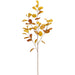 38.5" Eucalyptus Leaf Silk Stem -Flame (pack of 24) - PSE817-FL