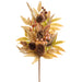27" Mixed Eucalyptus Leaf, Berry & Pinecone Silk Stem -Tan/Brown (Pack of 4) - PSE906-TN/BR