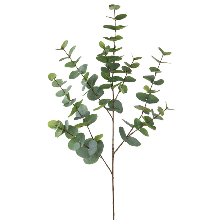 46" Silk Eucalyptus Leaf Stem -Green (pack of 6) - PSE984-GR