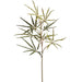 28" Fatsia Leaf Artificial Stem -Green (Pack of 12) - PSF016-GR
