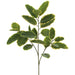 35" Outdoor UV-Resistant Artificial Ficus Leaf Stem -Variegated (Pack of 6) - PSF023-VG/GR