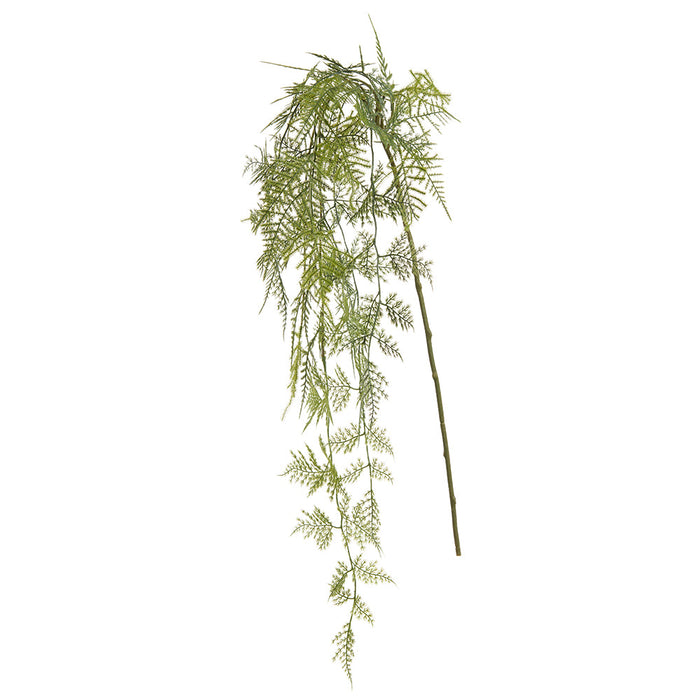 52" Hanging Asparagus Fern Leaf Silk Stem -Green (pack of 12) - PSF203-GR