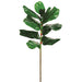 38" Silk Fiddle Leaf Fig Stem -Green (pack of 8) - PSF234-GR
