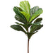 26" Silk Fiddle Leaf Fig Stem -Green (pack of 12) - PSF236-GR