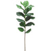 54" Silk Fiddle Leaf Fig Stem -Green (pack of 8) - PSF238-GR