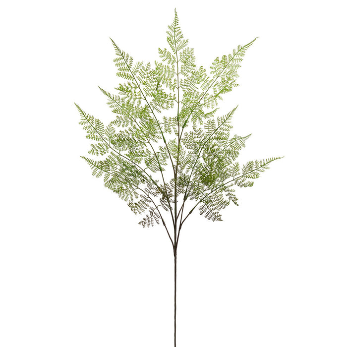43" Artificial Fern Leaf Stem -Green (pack of 12) - PSF302-GR