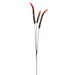 40" Artificial Foxtail Flower Stem -Orange/Black (Pack of 12) - PSF314-OR/BK