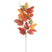 47" Fig Leaf Silk Stem -Orange/Burgundy (Pack of 12) - PSF325-OR/BU