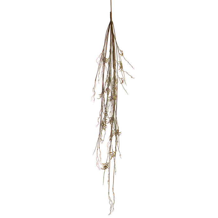 64" Hanging Fern Twig Artificial Stem -Brown/Green (Pack of 6) - PSF448-BR/GR
