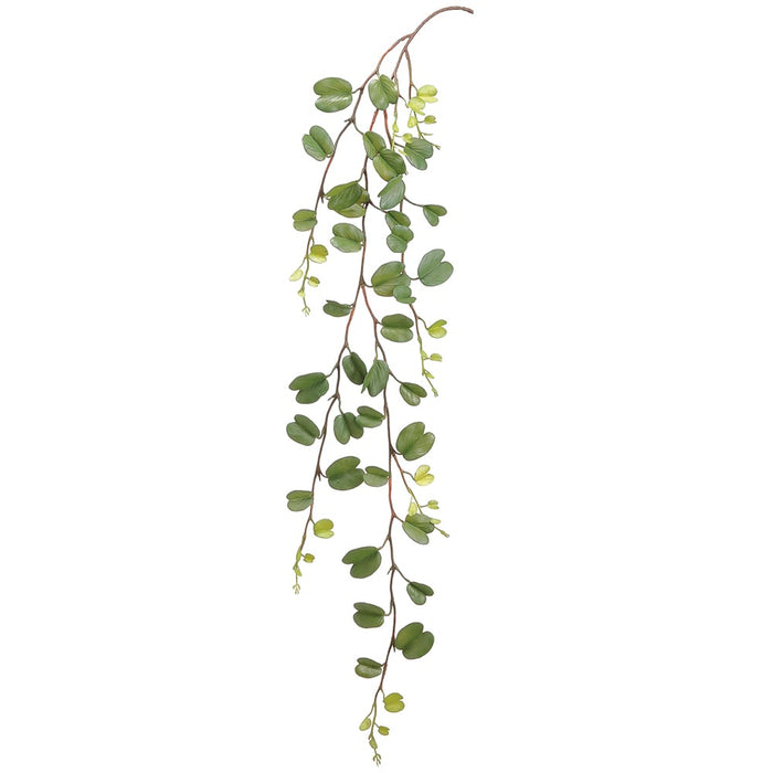 43" Hanging Silk Hoya Leaf Stem -Green (pack of 12) - PSH044-GR
