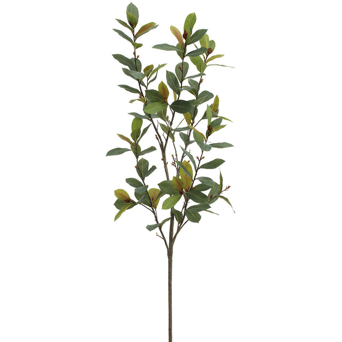 44" Laurel Leaf Artificial Stem -Green (Pack of 4) - PSH203-GR