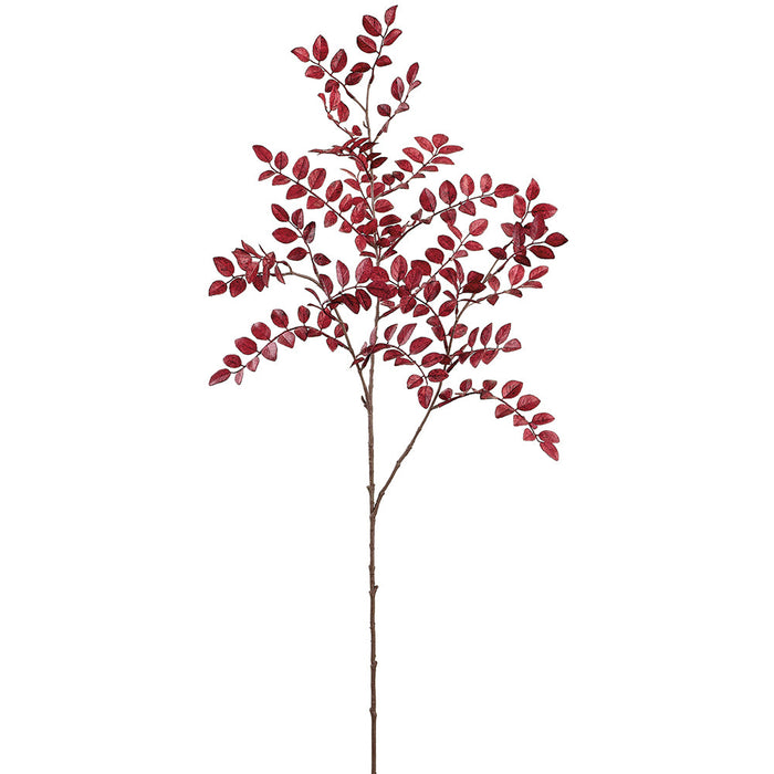 37" Honeysuckle Leaf Artificial Stem -Burgundy (Pack of 12) - PSH642-BU