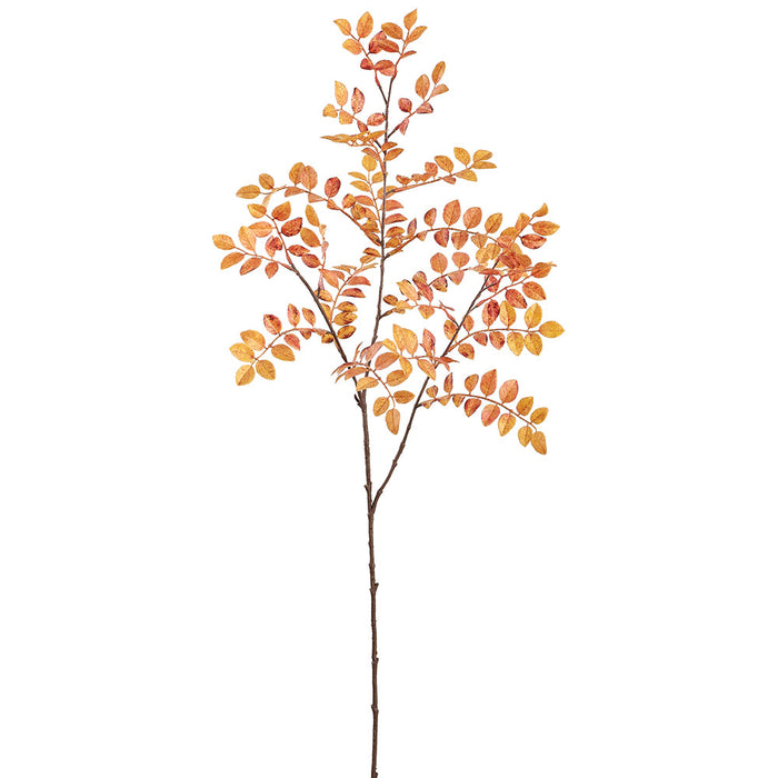 37" Honeysuckle Leaf Artificial Stem -Orange (Pack of 12) - PSH642-OR