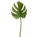 23" Silk Split Philodendron Monstera Leaf Stem -Green/Burgundy (Pack of 12) - PSL105-GR/BU