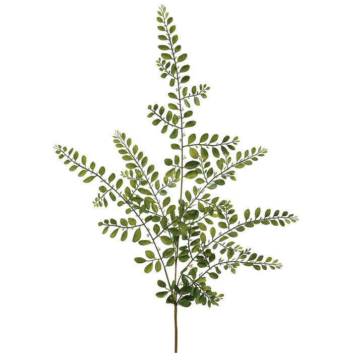 32" Outdoor UV-Resistant Artificial Water Locust Leaf Stem -Green (Pack of 6) - PSL309-GR