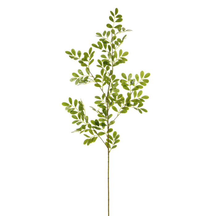 40" Artificial True Indigo Leaf Stem -Green (Pack of 12) - PSL394-GR