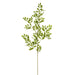 40" Artificial True Indigo Leaf Stem -Green (Pack of 12) - PSL394-GR
