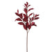 34" Silk Laurel leaf Stem -Burgundy (pack of 12) - PSL436-BU