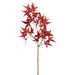 27" Japanese Maple Leaf Silk Stem -Dark Red (Pack of 12) - PSM008-RE/DK