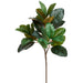 35" PE Artificial Magnolia Leaf Stem -Green (Pack of 8) - PSM024-GR
