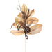 31" Artificial Magnolia Leaf & Pod Stem -Dark Cream (pack of 12) - PSM031-CR/DK