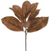 25" Artificial Magnolia Leaf Stem -Brown (Pack of 12) - PSM037-BR