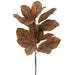 36" Artificial Magnolia Leaf Stem -Brown (Pack of 8) - PSM038-BR