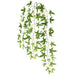 44"" Hanging Silk Japanese Maple Leaf Stem -Green (Pack of 12) - PSM046-GR