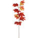 31" Artificial Maple Leaf Stem -Burgundy (Pack of 12) - PSM053-BU