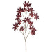 47.5" Artificial Japanese Maple Leaf Stem -Burgundy (Pack of 12) - PSM055-BU