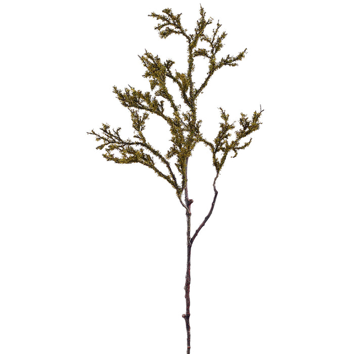 33" Artificial Moss Stem -Dark Green (Pack of 12) - PSM290-GR/DK