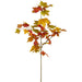 32" Artificial Maple Leaf Stem -Flame/Green (Pack of 12) - PSM303-FL/GR