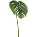42.5" Monstera Split Philodendron Leaf Silk Stem -2 Tone Green (Pack of 12) - PSM601-GR/TT