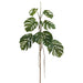 56" Monstera Split Philodendron Leaf Silk Branch Stem -Green (Pack of 2) - PSM607-GR